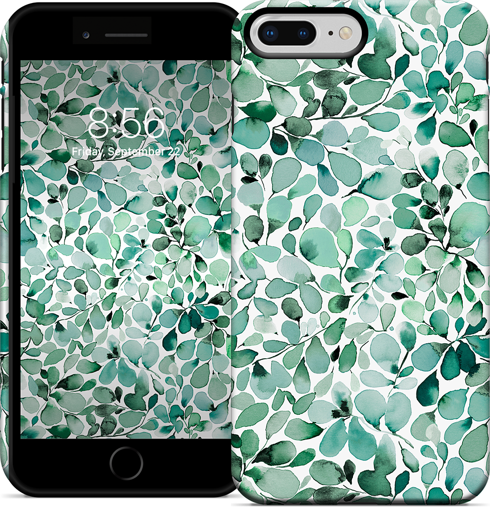 Eucalyptus Leafy Green iPhone Case