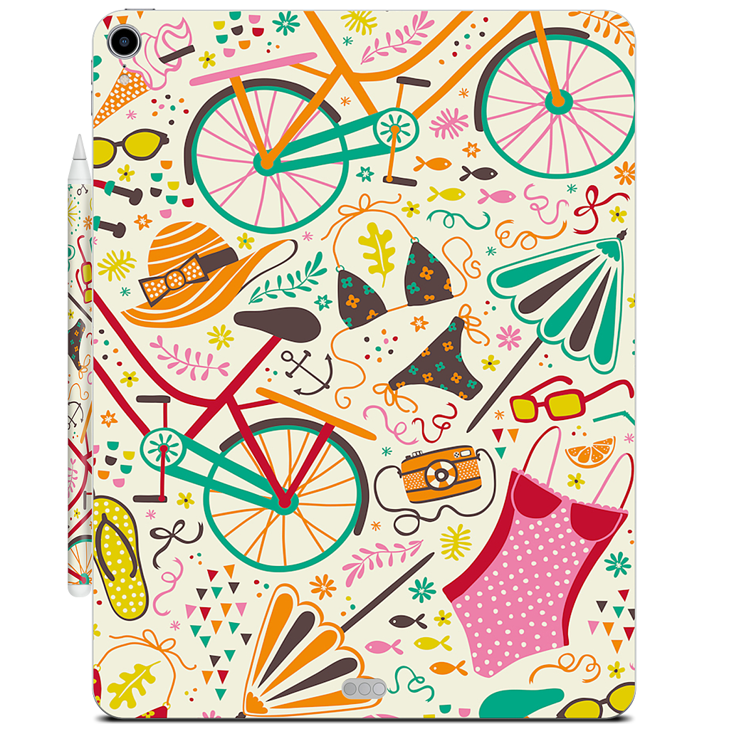 Seaside Cycle iPad Skin