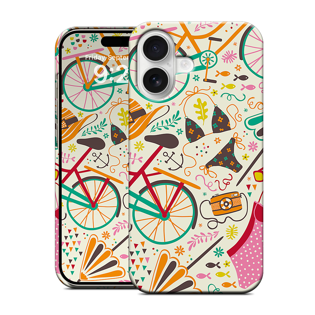 Seaside Cycle iPhone Case