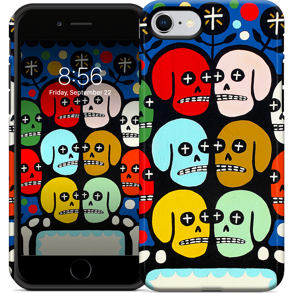 The Many Colors Of Death iPhone Case