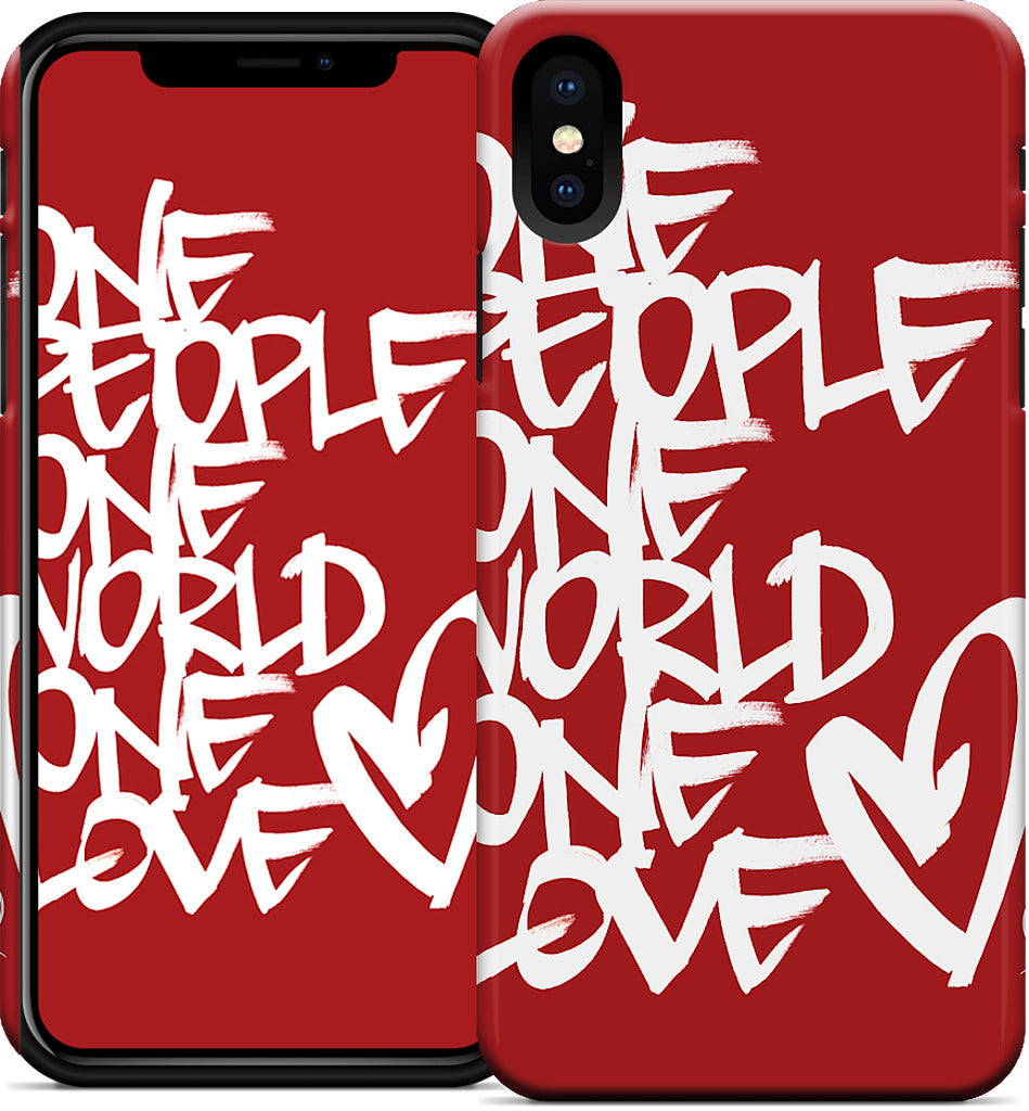 One People, One World, One Love iPhone Case