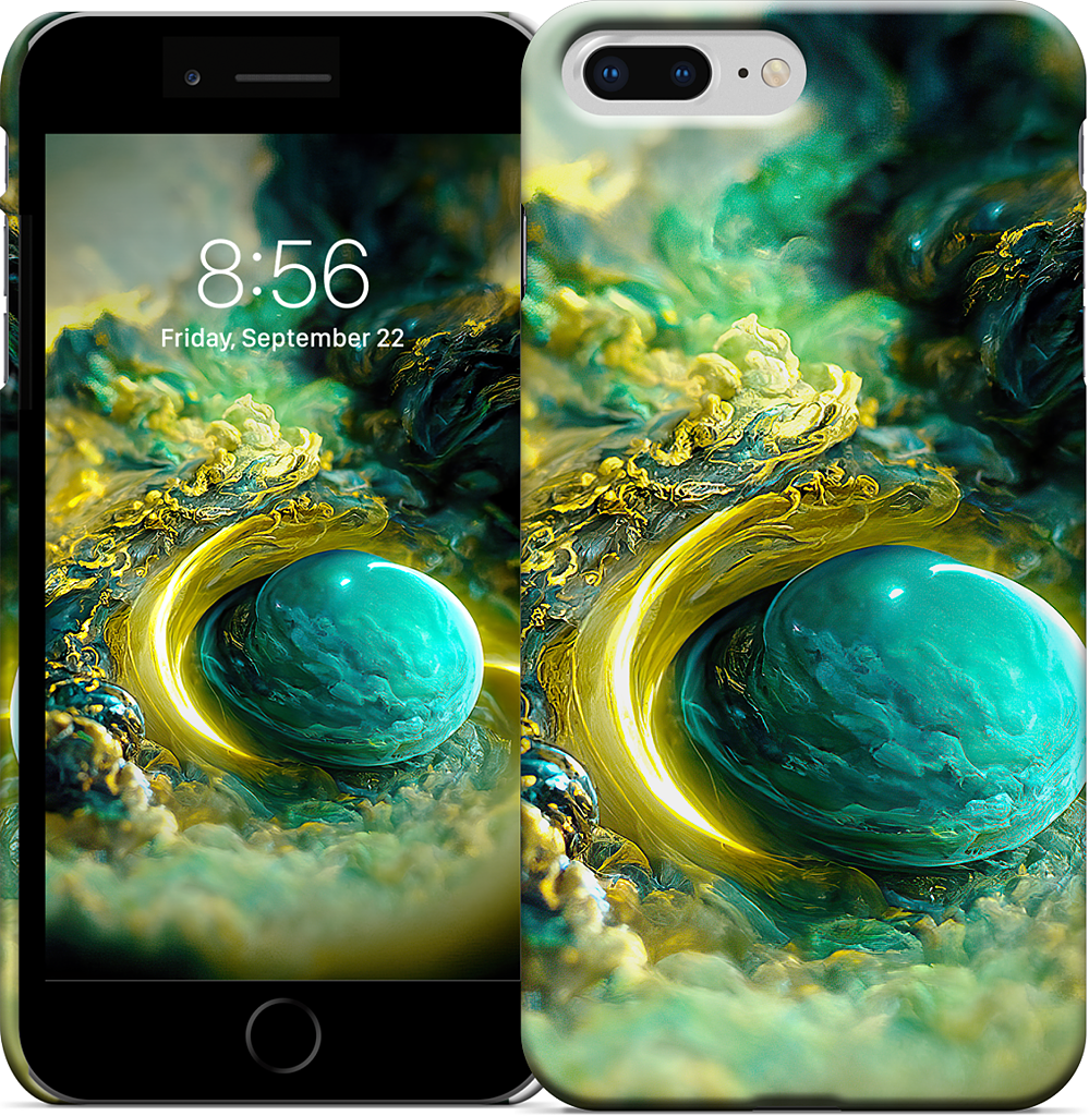 Planetary Accretion iPhone Case