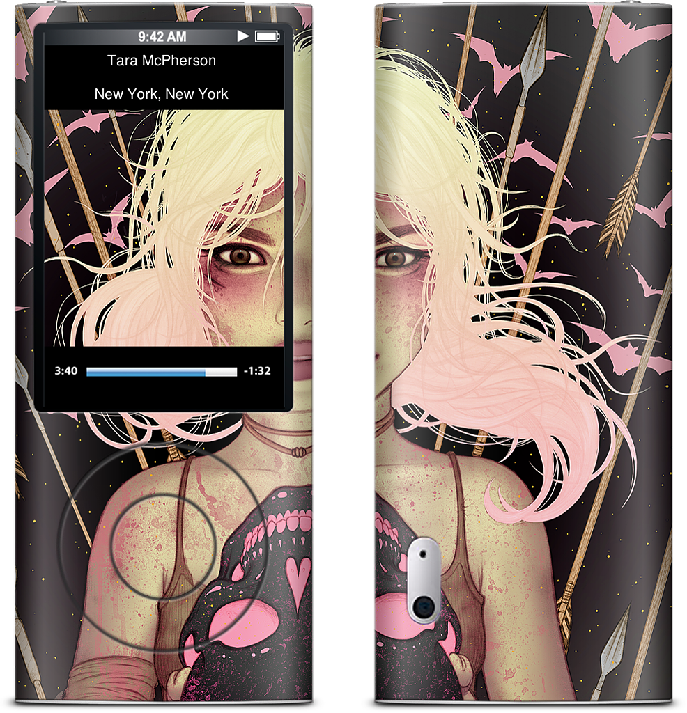 Memento Black iPod Skin