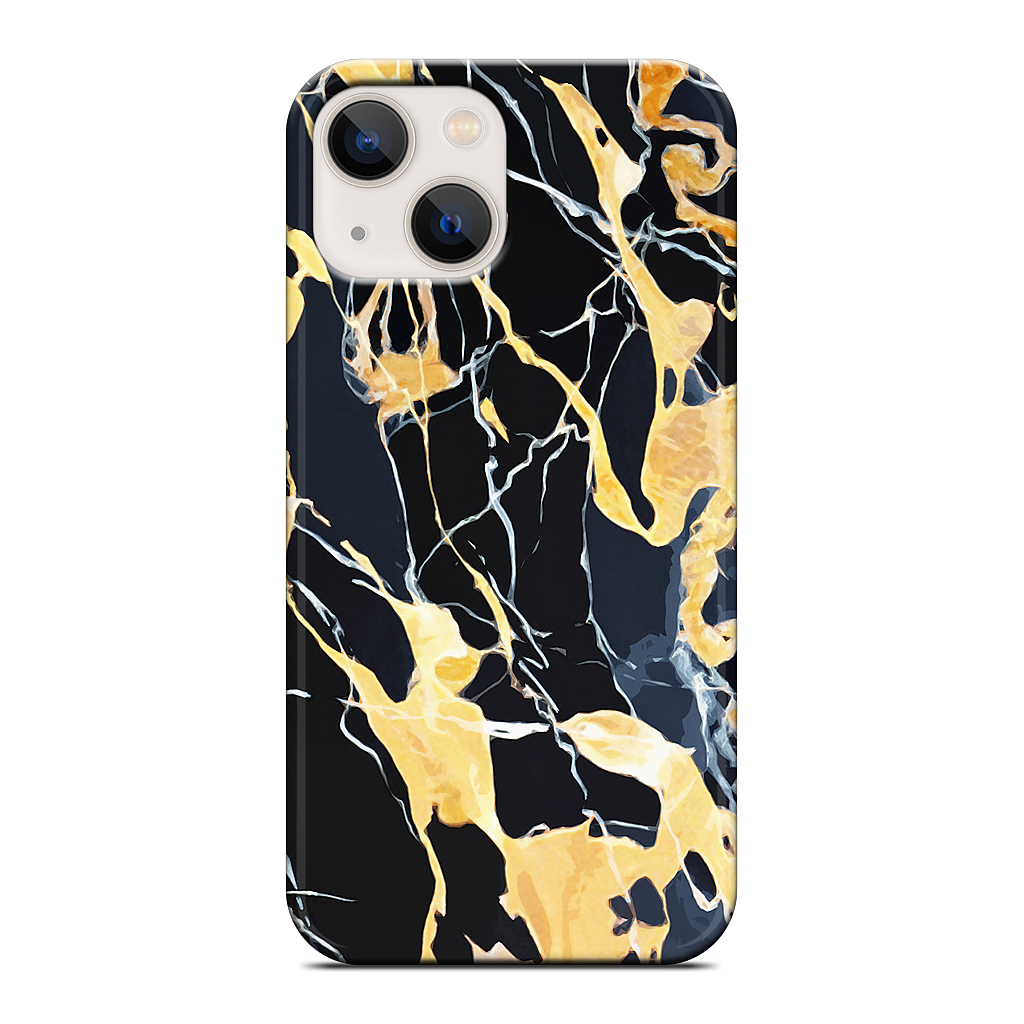 Black Marble iPhone Case