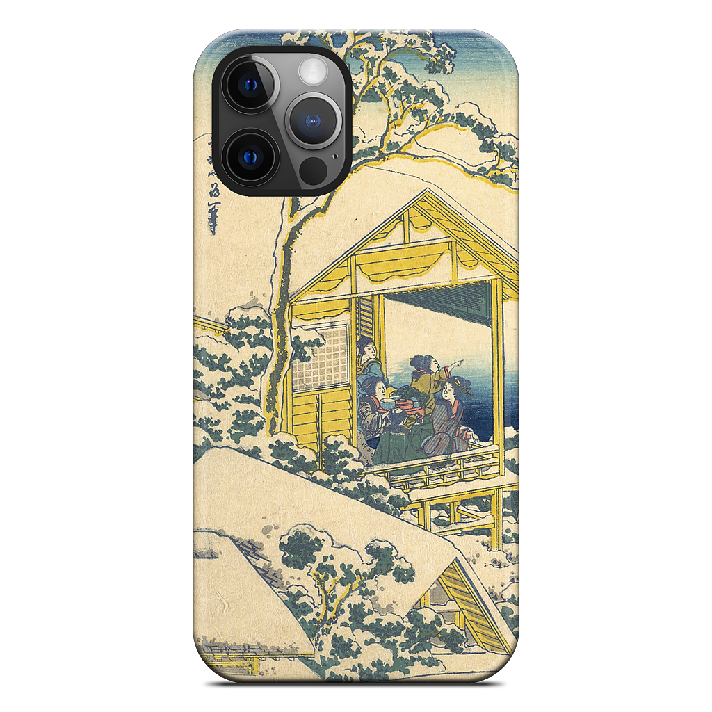 Morning After the Snow at Koishikawa in Edo (Koishikawa yuki no ashita) iPhone Case