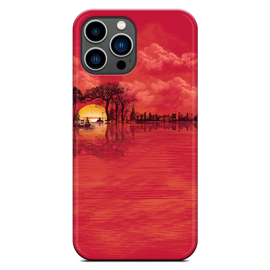 Musical Sunset iPhone Case