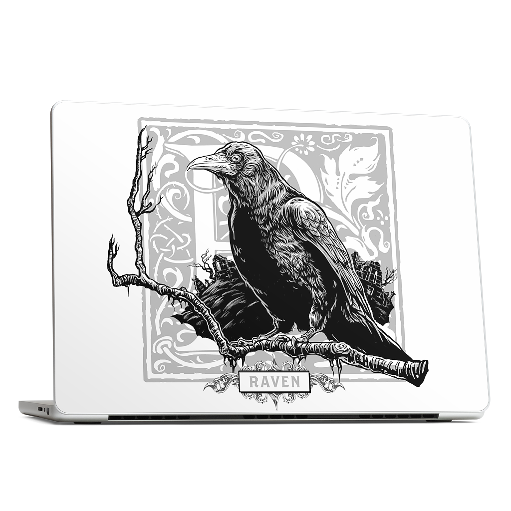 R Is For Raven MacBook Skin