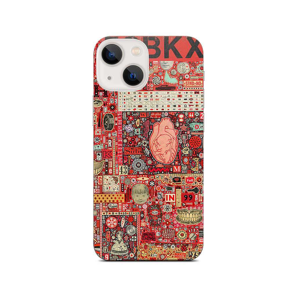 Big Numbers - Heart and Teeth iPhone Skin