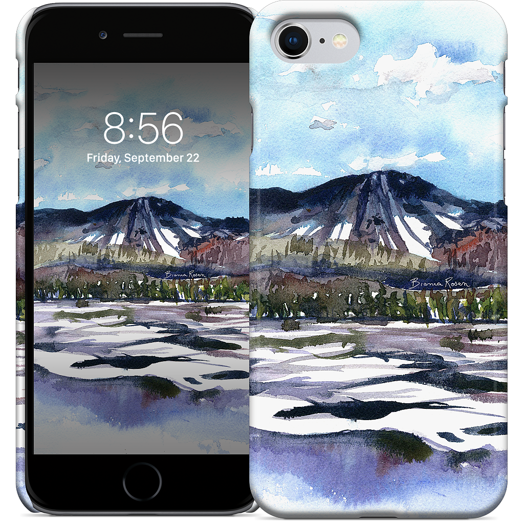 Ski Mountain iPhone Case