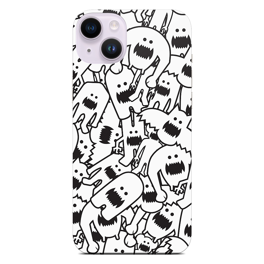 Monster Collage iPhone Skin