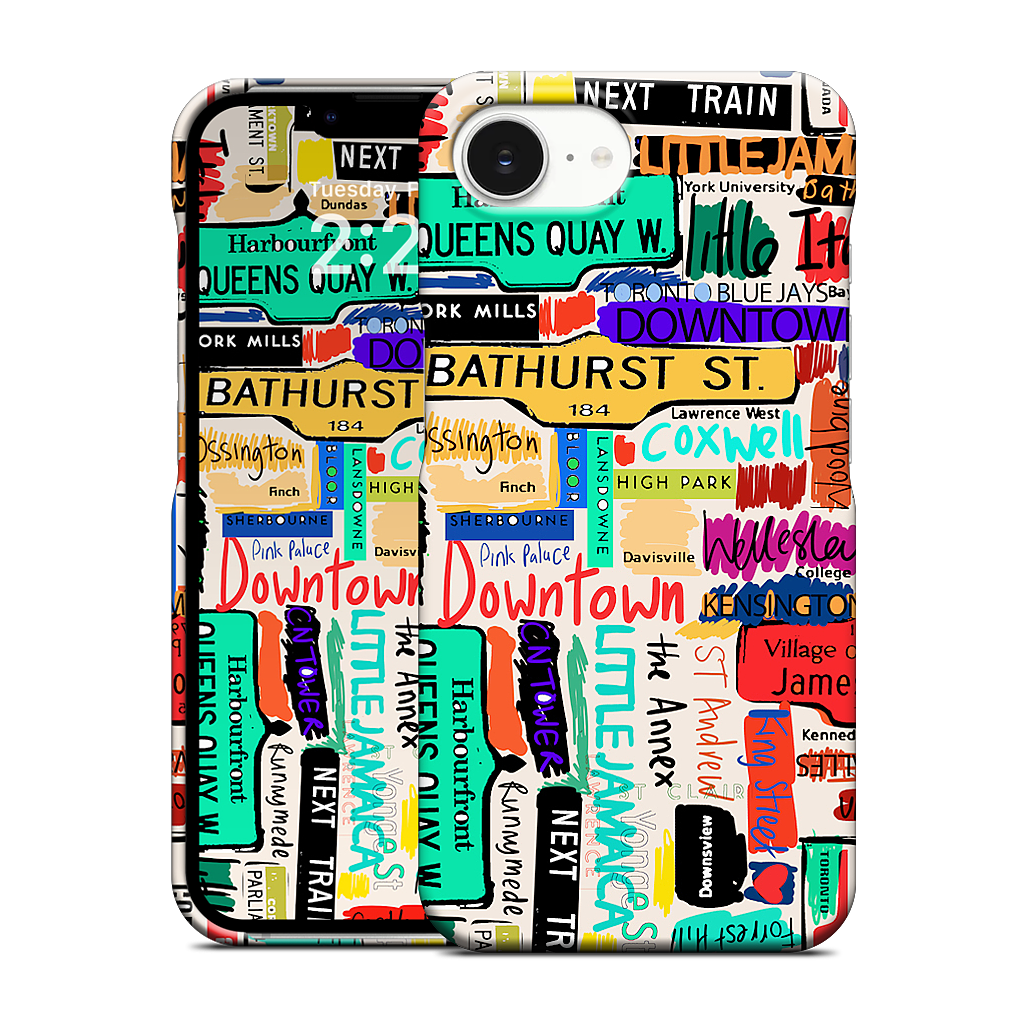 Toronto words iPhone Case