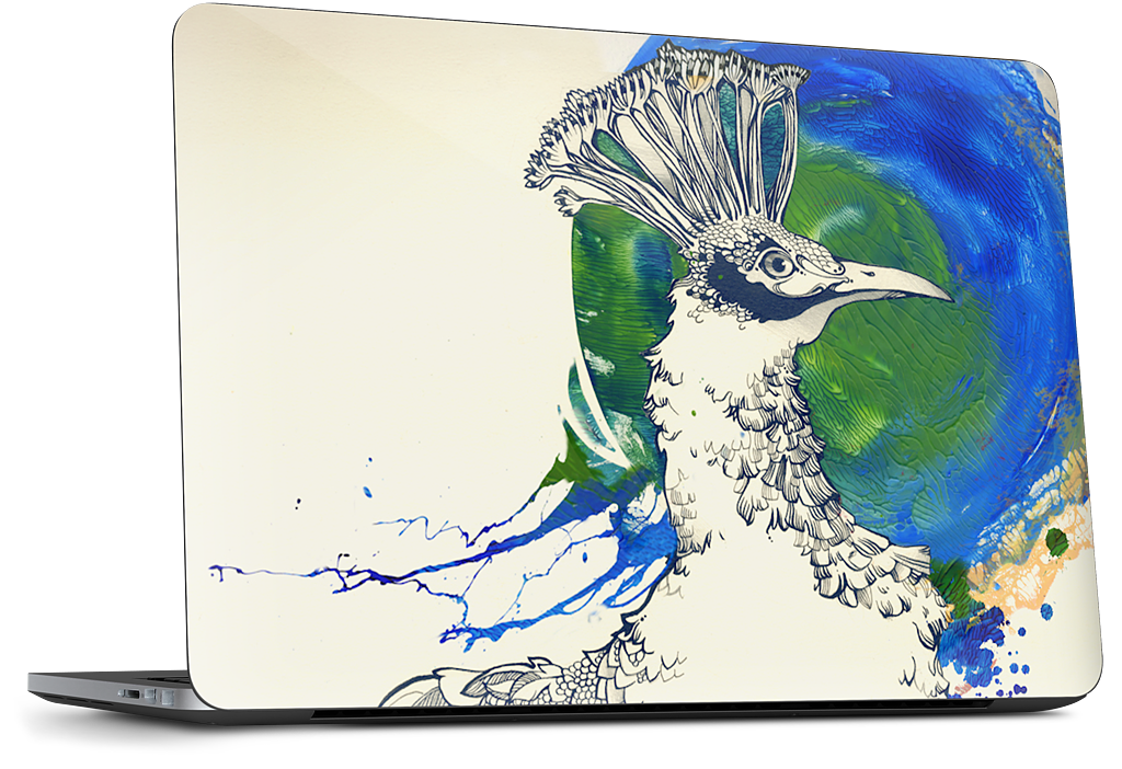 Pride of the Peacock Dell Laptop Skin