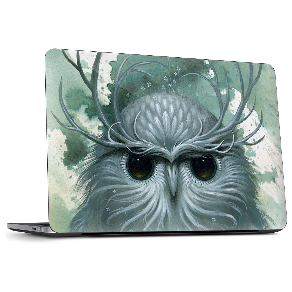 Snow Owl Dell Laptop Skin