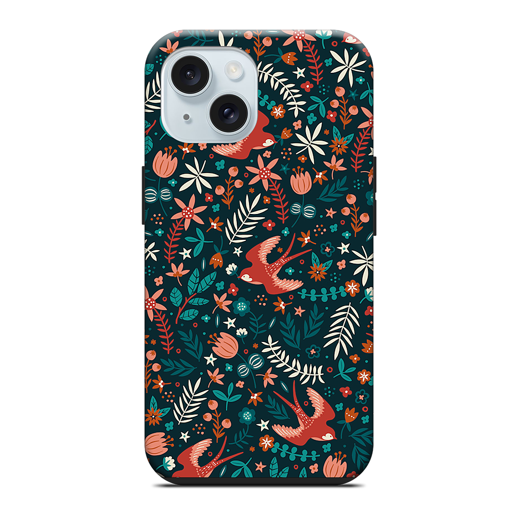 Flying Swallows iPhone Case