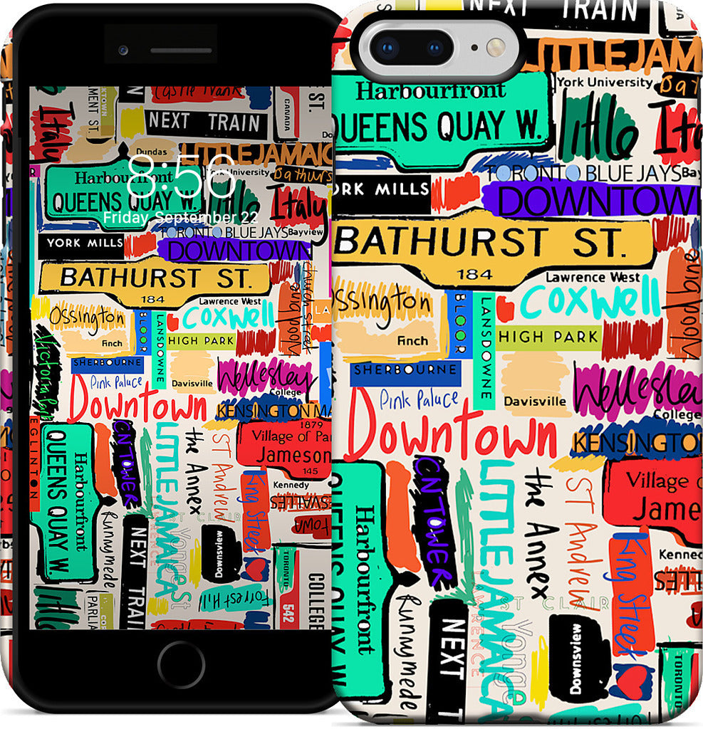 Toronto words iPhone Case
