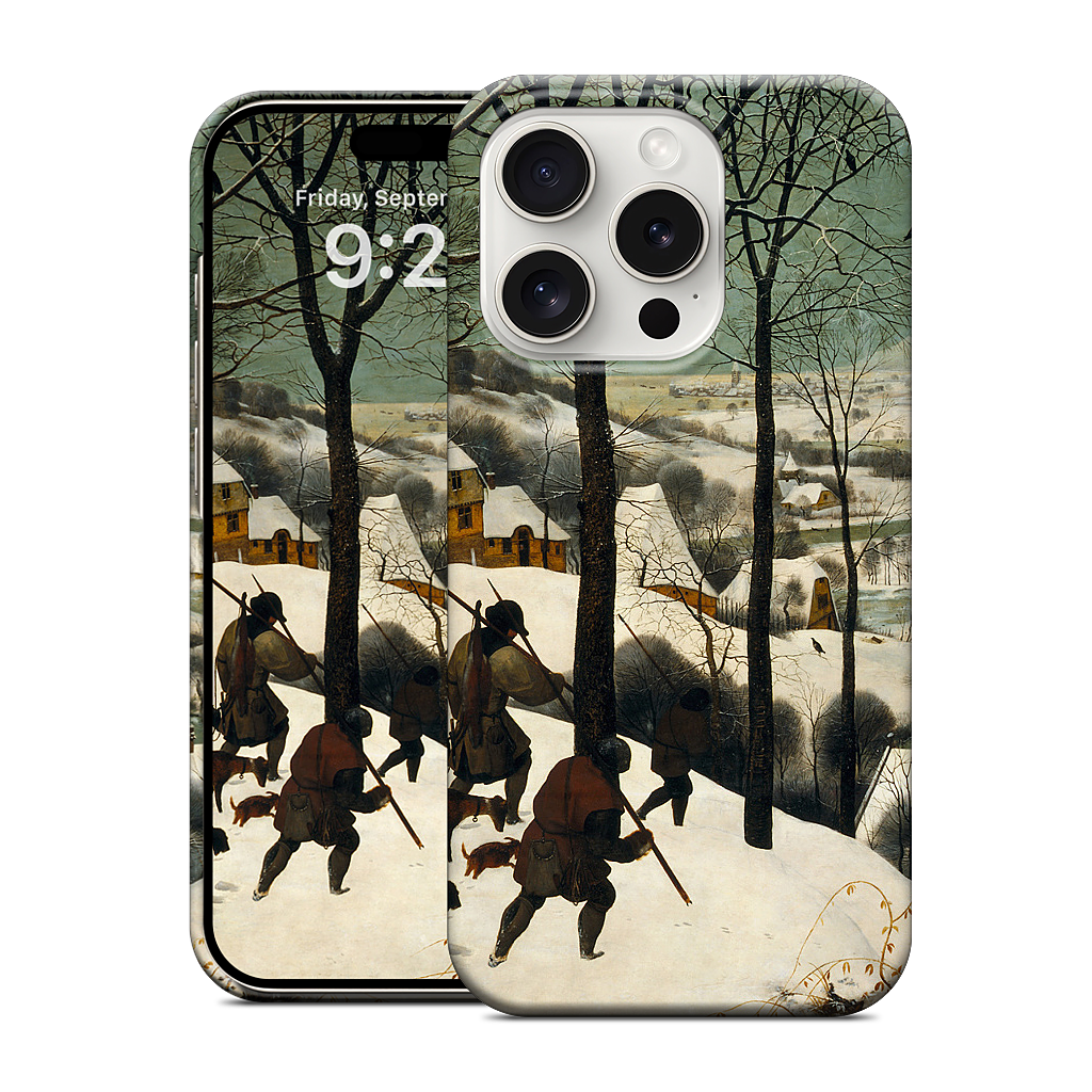 Hunters in the Snow iPhone Case