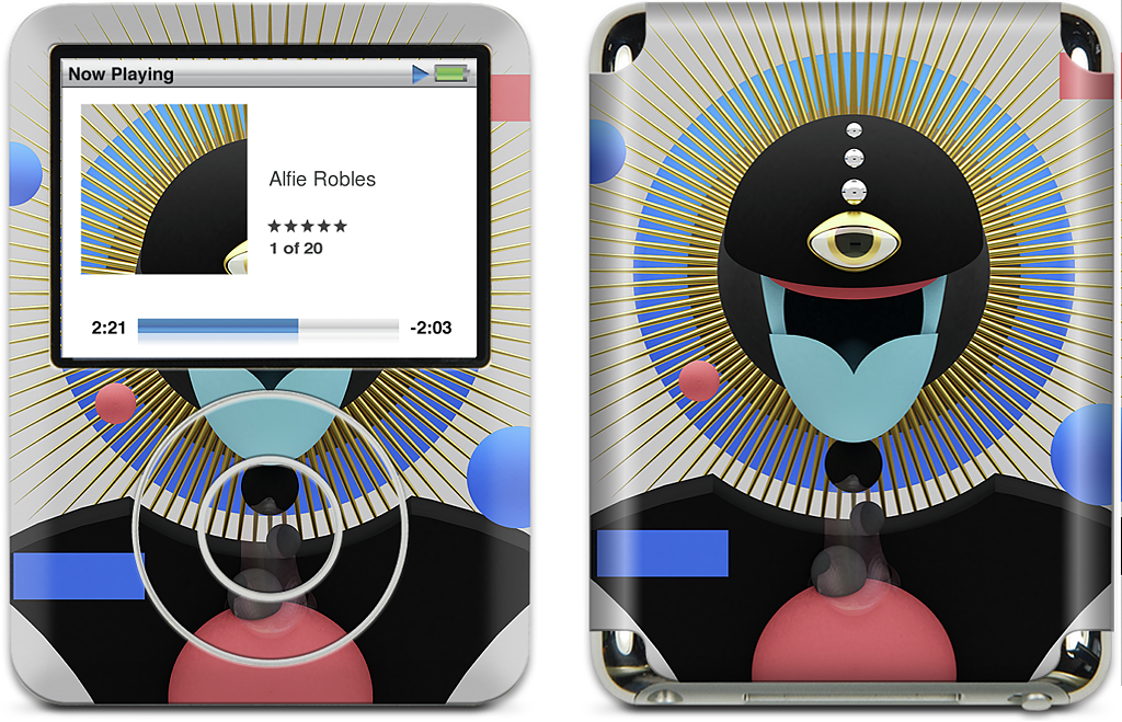 Portrait 016: The Guardian iPod Skin