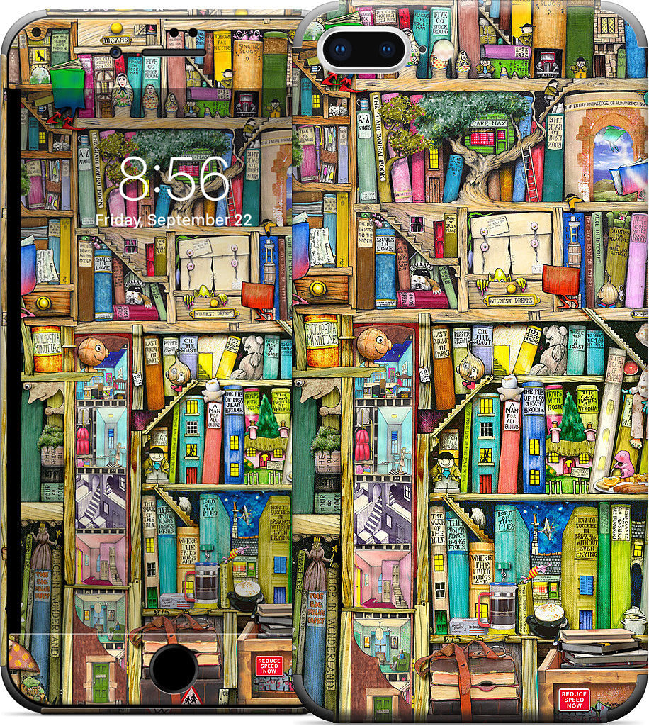 Bookshelf 2c iPhone Skin