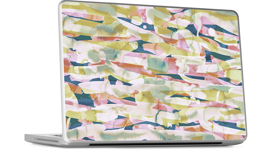 Watercolor Pastiche MacBook Skin