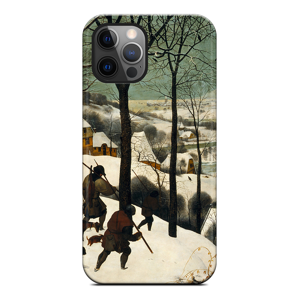 Hunters in the Snow iPhone Case