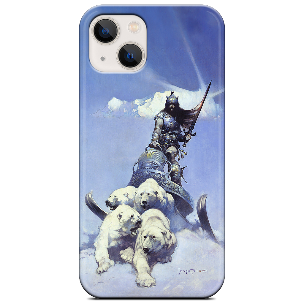 Silver Warrior iPhone Case