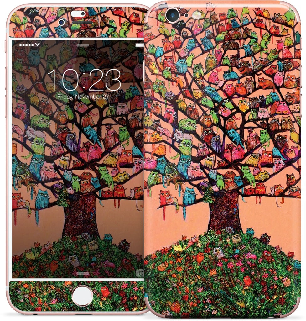 "Meau Tree" iPhone Skin