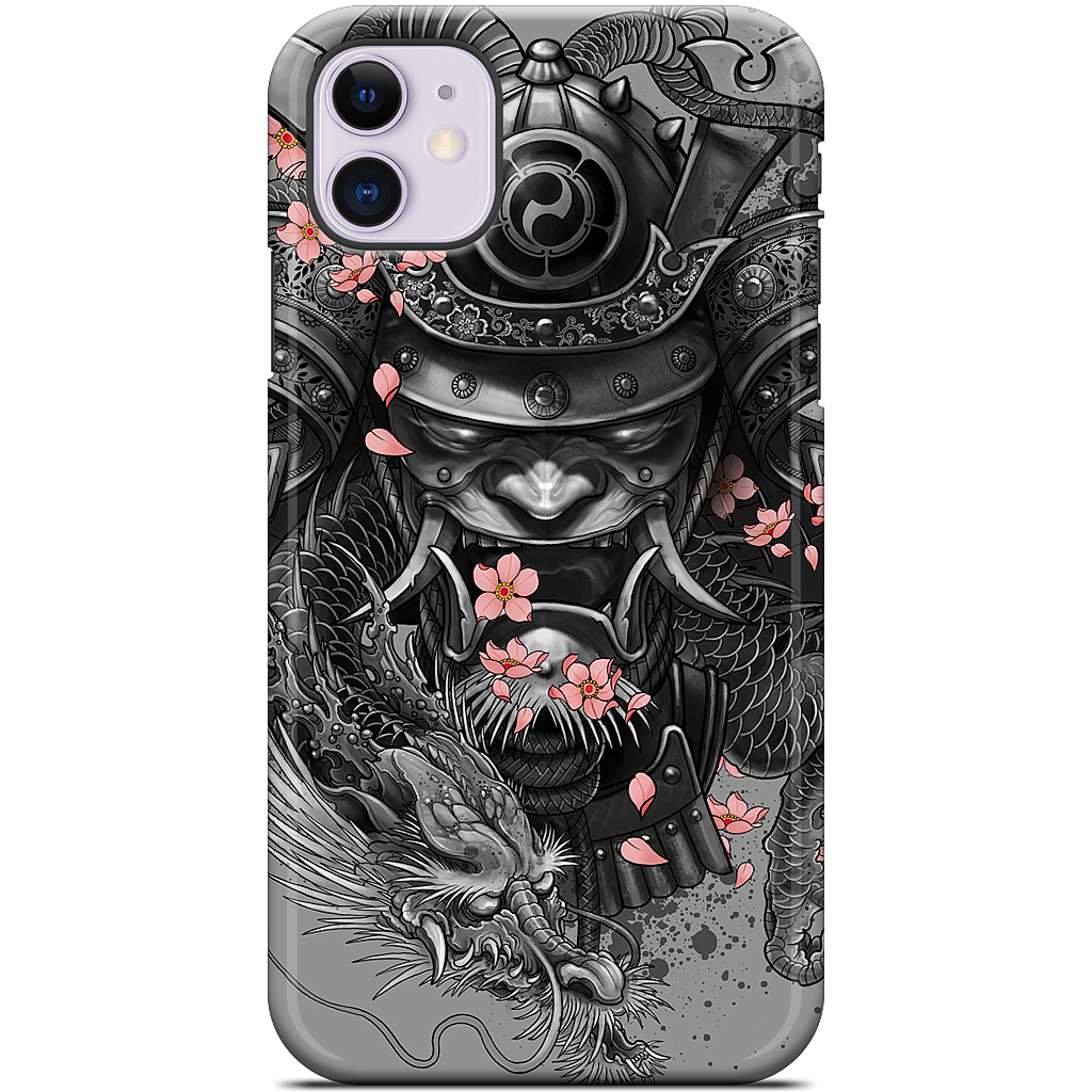 Samurai Dragon iPhone Case