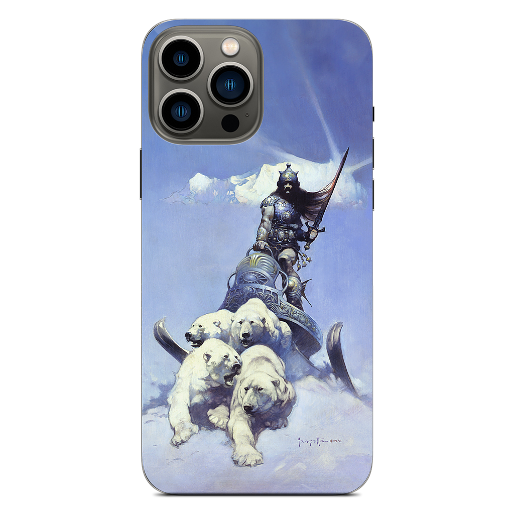 Silver Warrior iPhone Skin