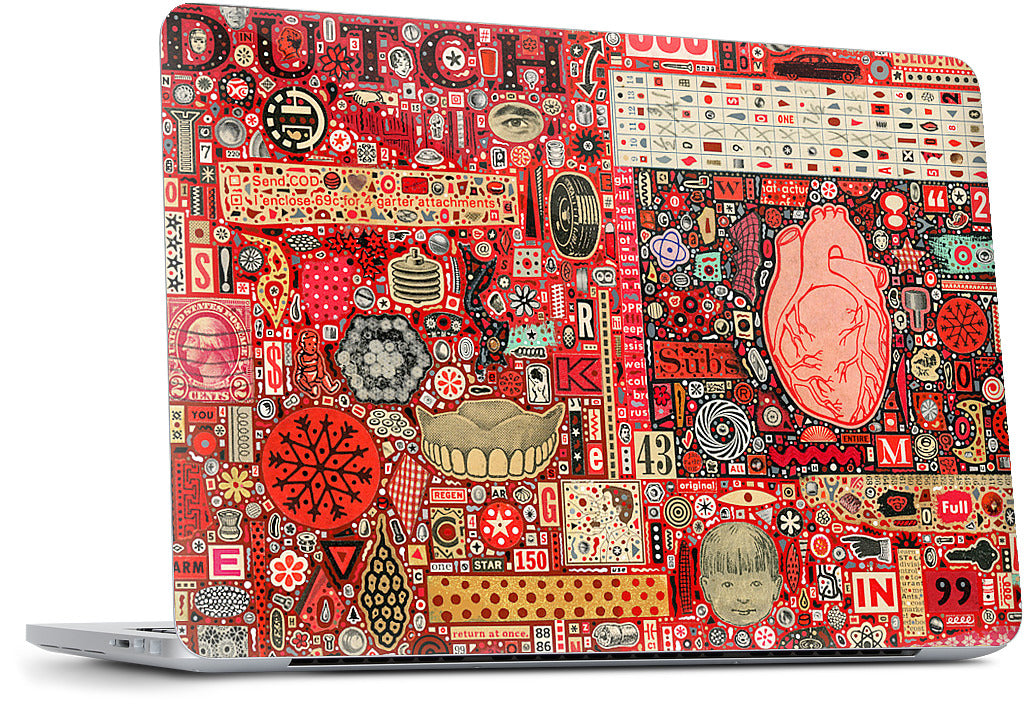 Big Numbers - Heart and Teeth MacBook Skin