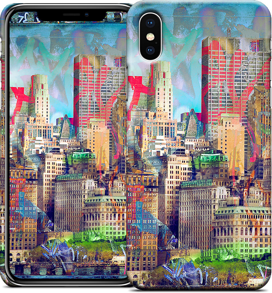 Graffiti Skyline iPhone Case