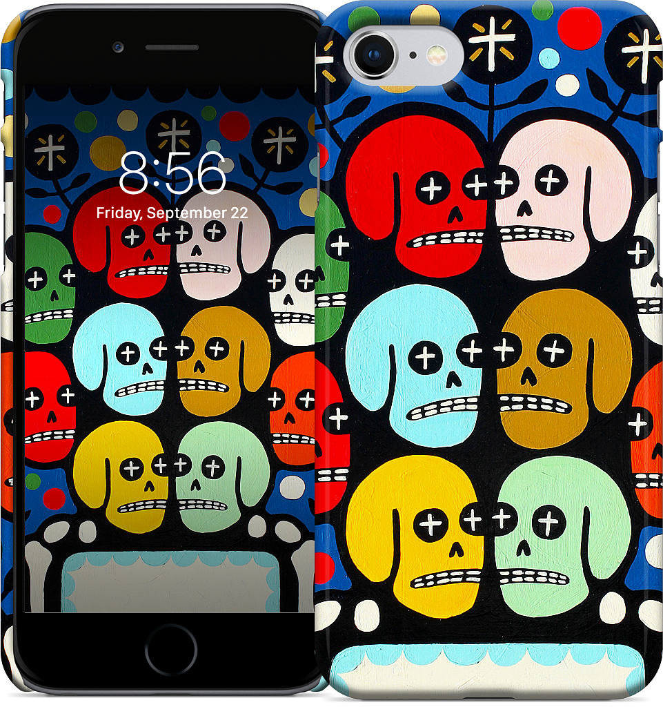 The Many Colors Of Death iPhone Case