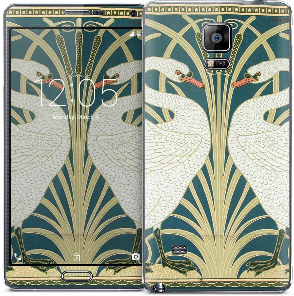 Swans and Irises Samsung Skin