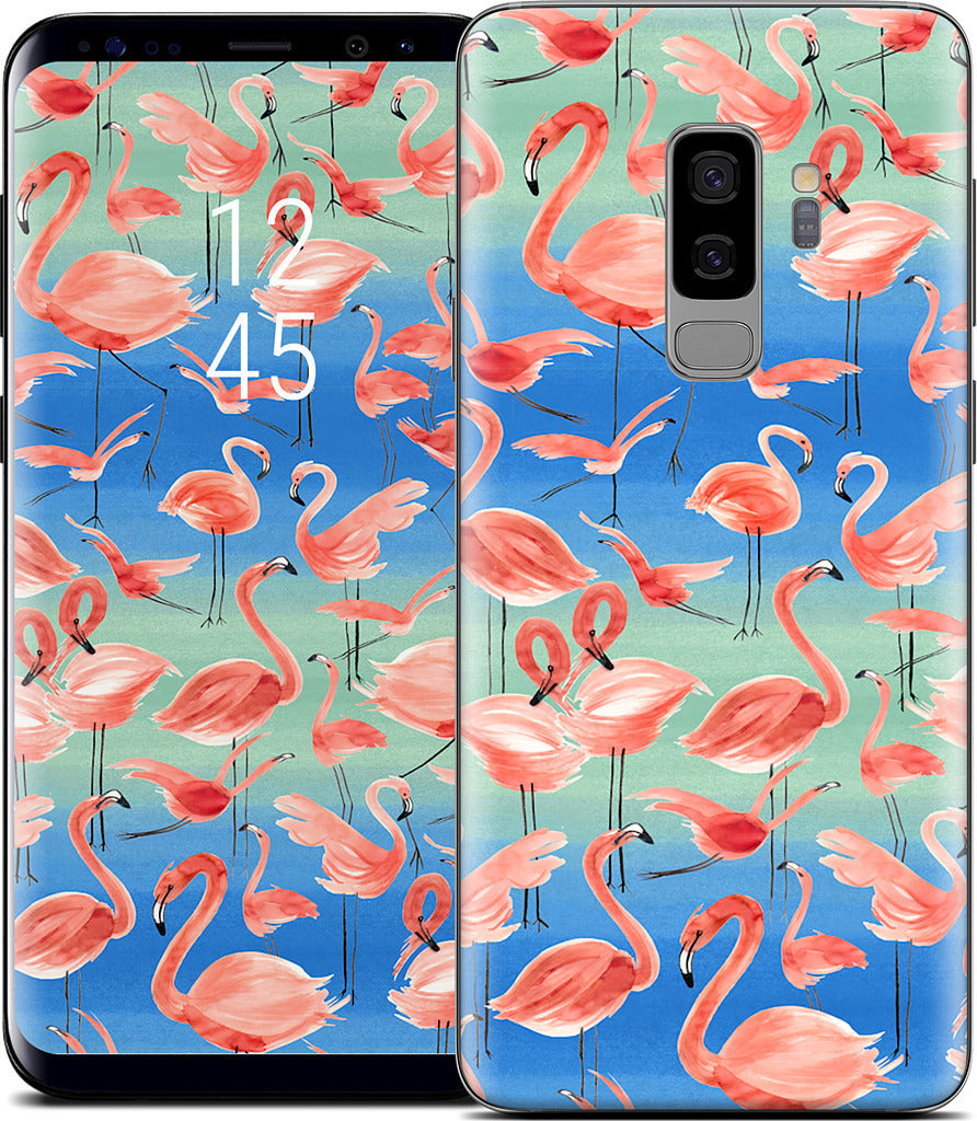 Flamingos Samsung Skin