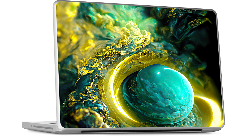 Planetary Accretion MacBook Skin