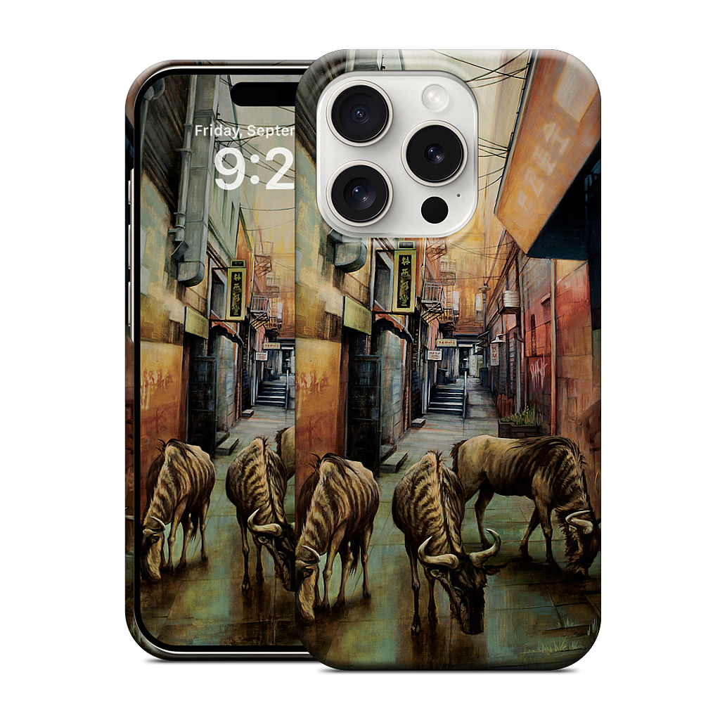 "Street of Three Beasts" -Levinson iPhone Case