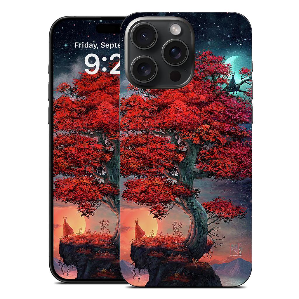 Light & Dark in Equal Parts iPhone Skin