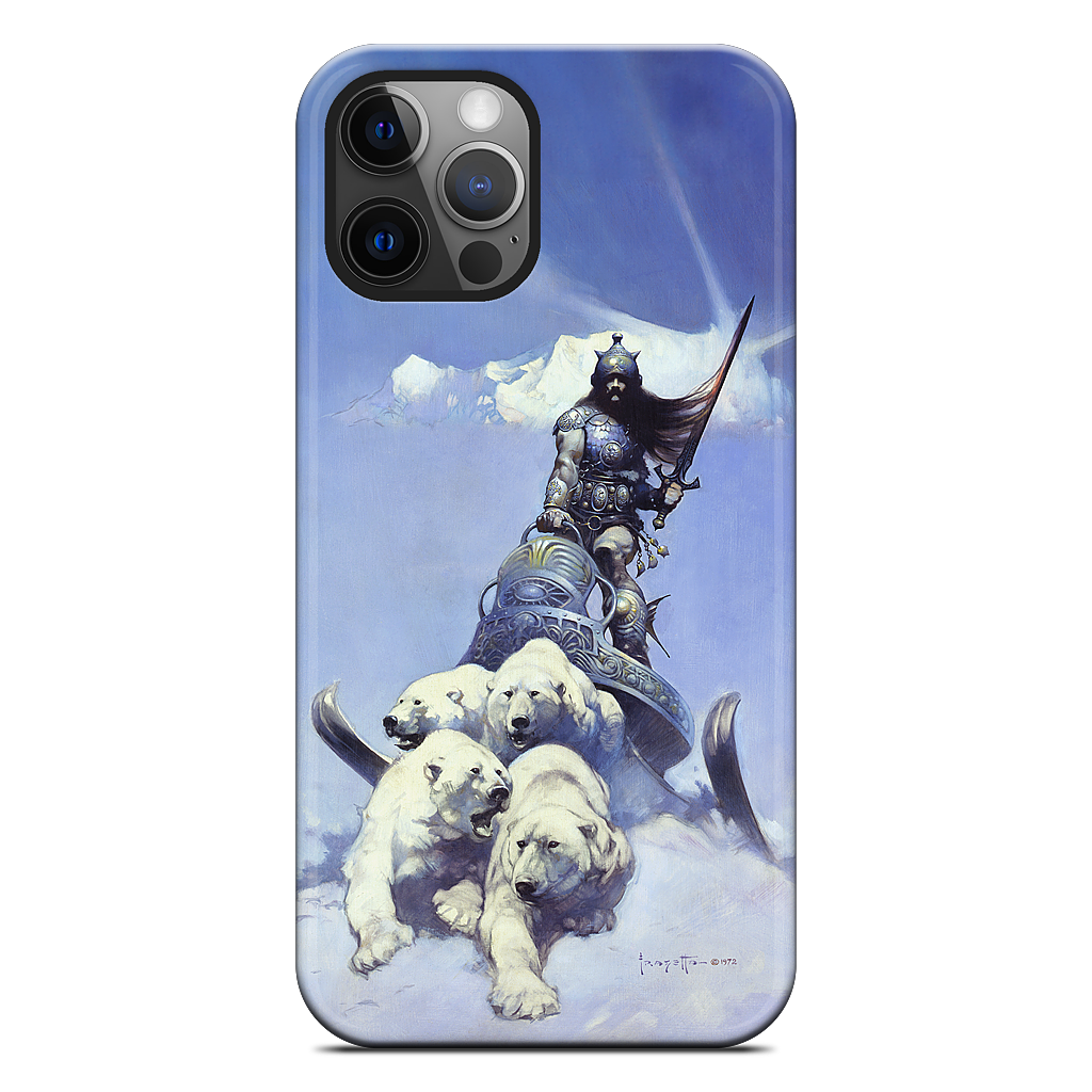 Silver Warrior iPhone Case