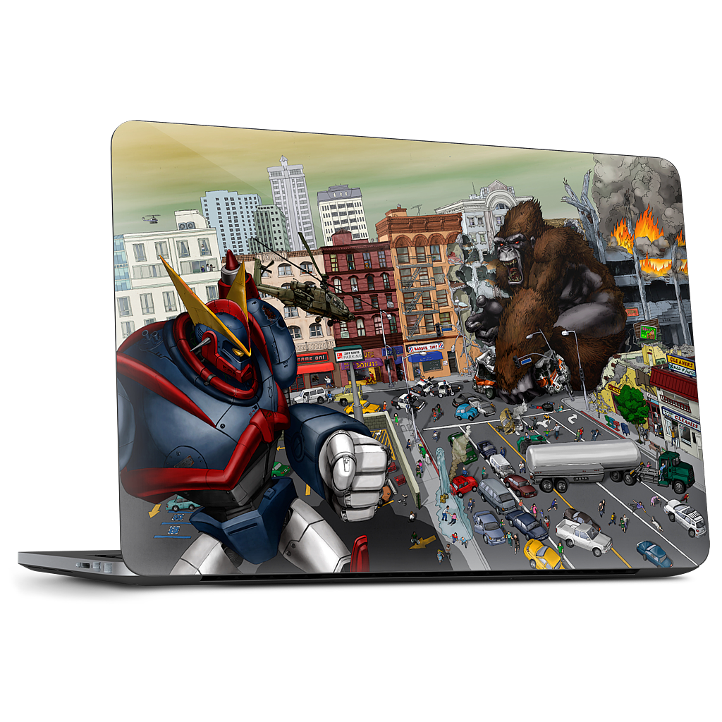 War Of The Monsters Dell Laptop Skin