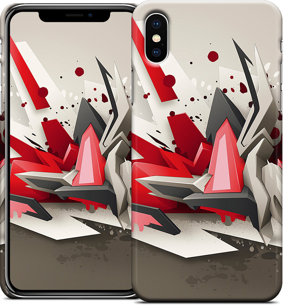 Red Metal iPhone Case