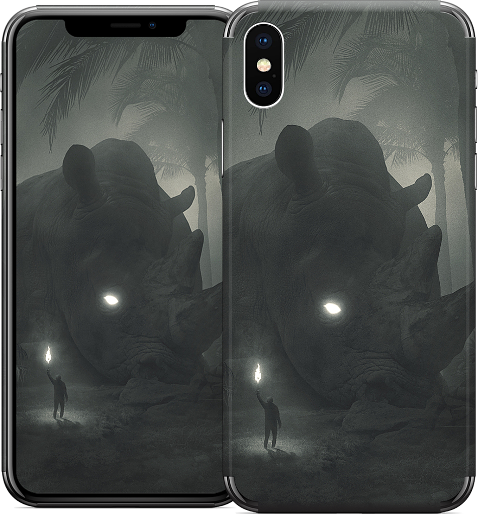 Face of Fear iPhone Skin