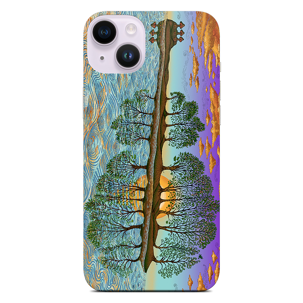 Guitar In Sea Major iPhone Skin