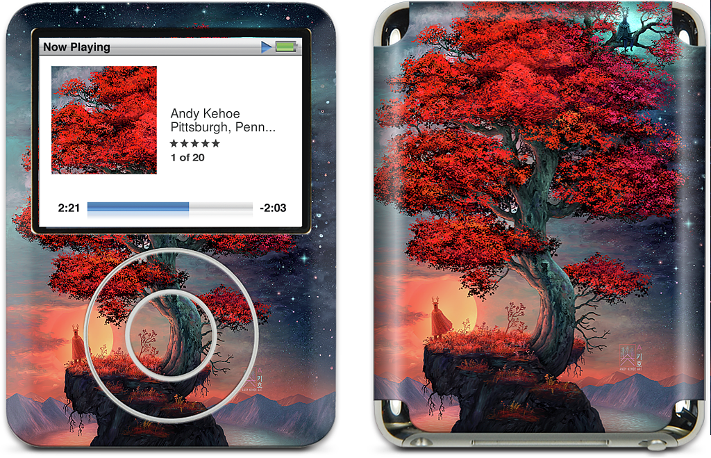 Light & Dark in Equal Parts iPod Skin