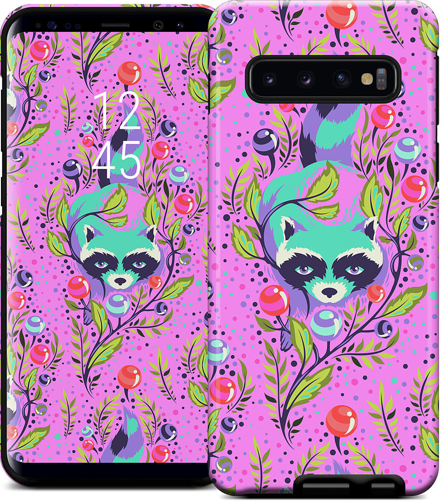 Raccoon Fuchsia Samsung Case