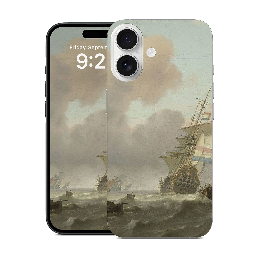 Ships in Choppy Sea iPhone Skin