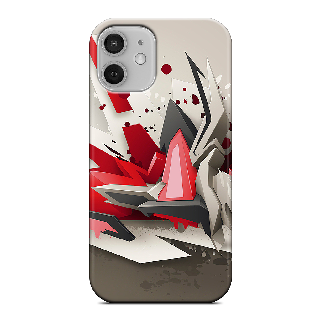 Red Metal iPhone Case