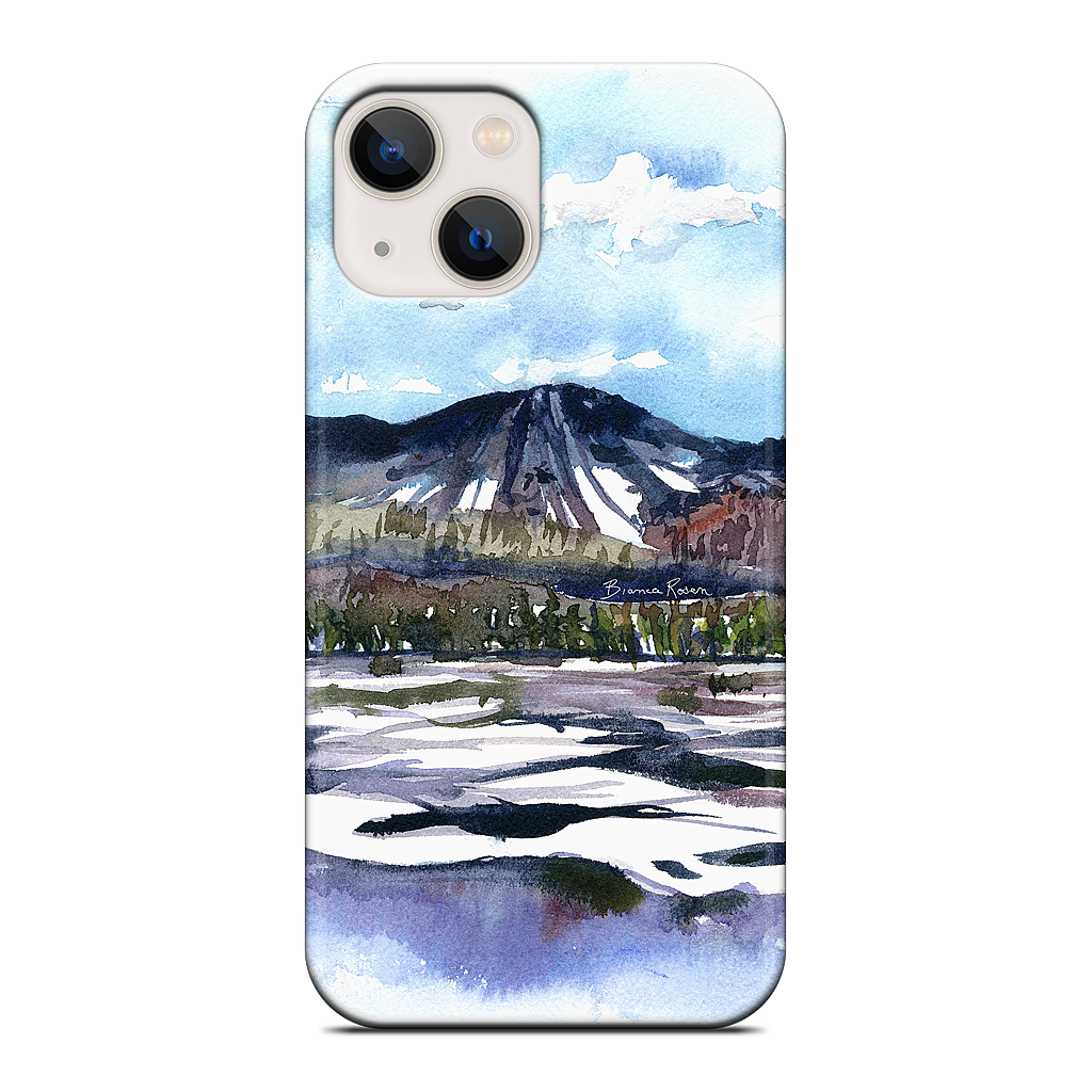 Ski Mountain iPhone Case