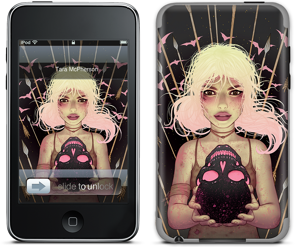 Memento Black iPod Skin