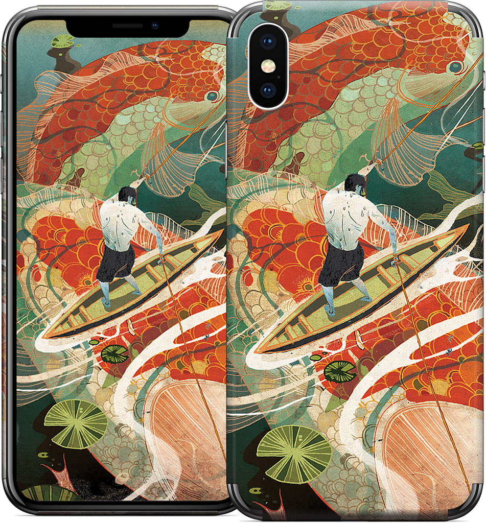 Koi Dance iPhone Skin