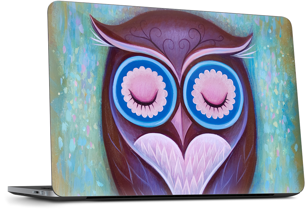 Sleepy Owl Dell Laptop Skin