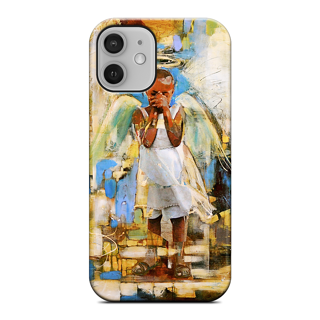 Shy Angel iPhone Case